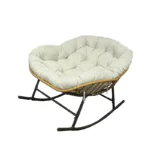 Modern Design Rocking Chair for Outdoor Courtyard and Hotel Use